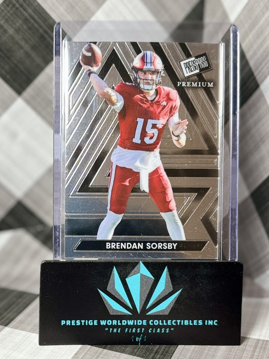 Brendan Sorsby 2024 Leaf Press Pass Premium Prospect #104 Cincinnati Bearcats