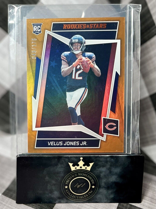 Velus Jones Jr. 2022 Panini Rookies & Stars Orange Rookie /175 #138 Bears RC