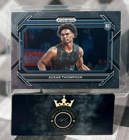 Ausar Thompson 2023 Prizm Draft Picks Image Variation Rookie #17 Detroit Pistons