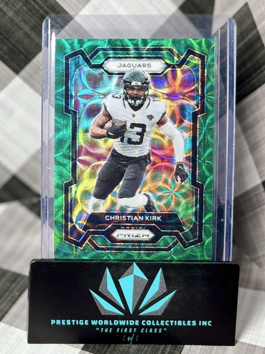 Christian Kirk 2023 Prizm Green Scope /75 #134 Jacksonville Jaguars SP
