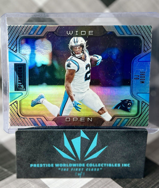 DJ Moore 2022 Panini Playbook Wide Open #WO-11 Carolina Panthers & Bears