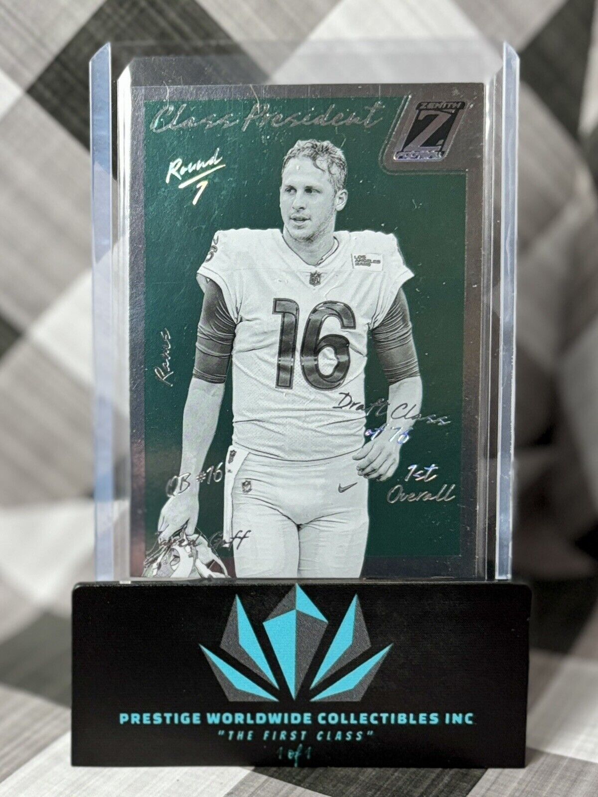 Jared Goff 2023 Panini Zenith Class President #CP-2016 Los Angeles Rams