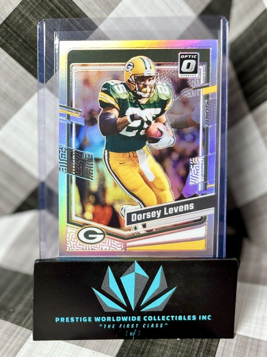 Dorsey Levens 2023 Panini Donruss Optic Holo Prizm #66 Green Bay Packers