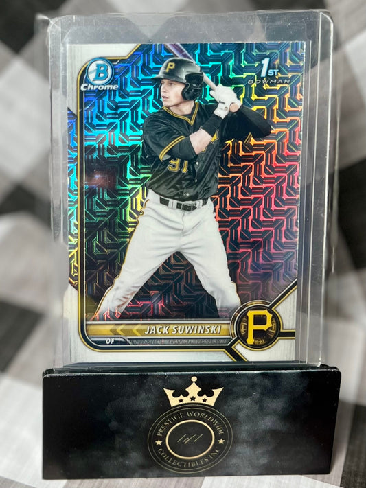 Jack Suwinski 2022 Bowman Chrome 1st Mojo Refractor #BCP-84