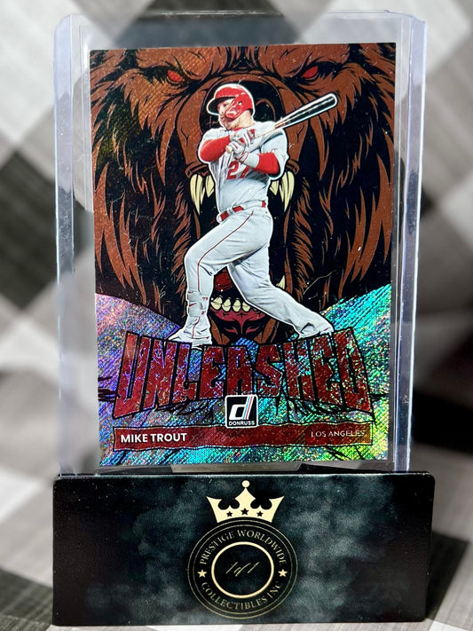 Mike Trout 2022 Donruss Rapture Unleashed #UL-3