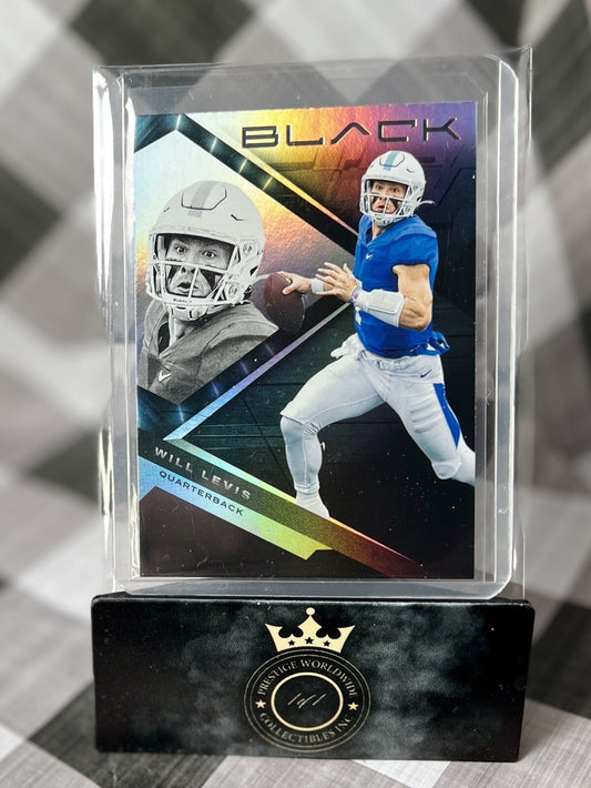 Will Levis 2023 Panini Chronicles Draft Picks Black Rookie #3 Tennessee Titans
