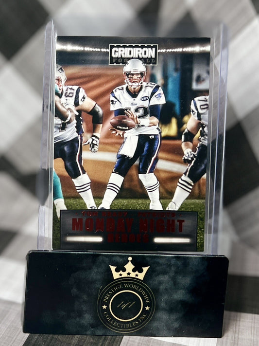 Tom Brady 2012 Gridiron Monday Night Heroes Red #2 New England Patriots SP
