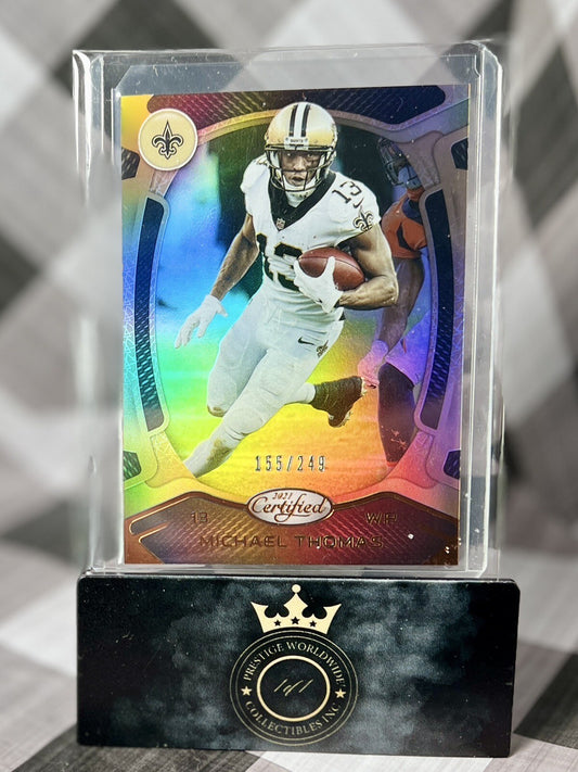 Michael Thomas 2021 Panini Certified Holo Mirror /249 #82 New Orleans Saints
