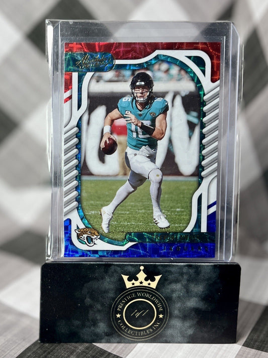 Trevor Lawrence 2021 Panini Absolute Red White Blue #56 Jacksonsville Jaguars SP