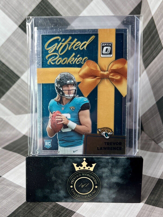 Trevor Lawrence 2021 Panini Donruss Optic Gifted Rookies #GR-1 JAC Jaguars RC