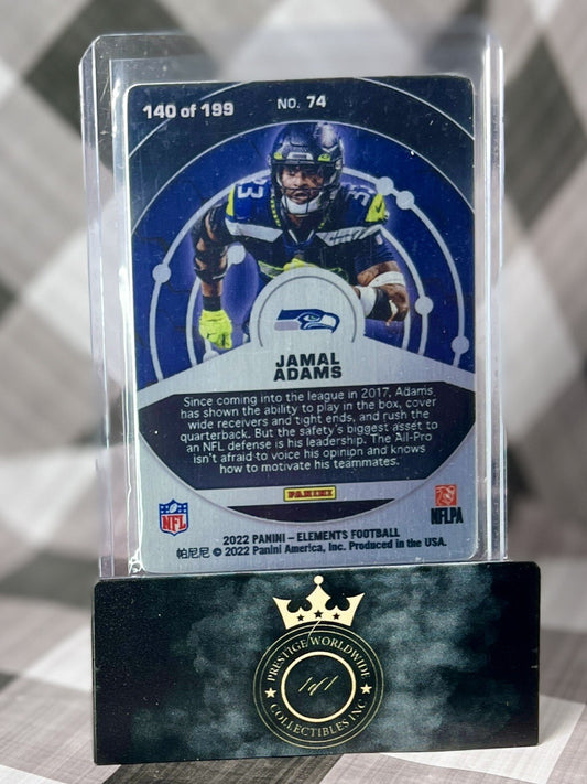 Jamal Adams 2022 Panini Elements Metal SP /199 #74 Seattle Seahawks SP