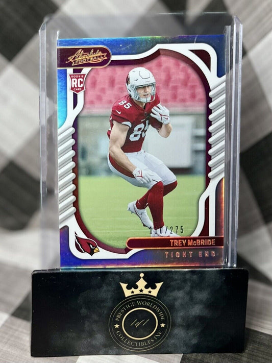Trey McBride 2022 Panini Absolute Rookie Silver Holo /275 #137 AZ Cardinals RC