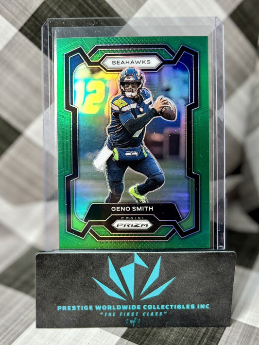 Geno Smith 2023 Panini Prizm Green Prizm #258 Seattle Seahawks