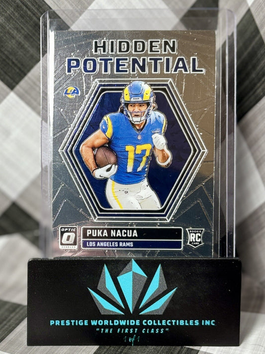 Puka Nacua 2023 Donruss Optic Rookie Hidden Potential #HP-PN LA Rams RC