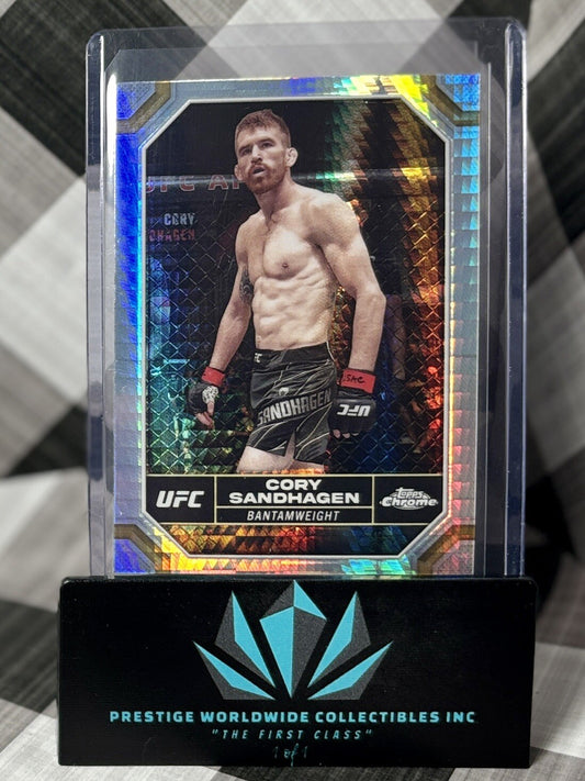 Cory Sandhagen 2024 Topps Chrome UFC Prism Refractor #50