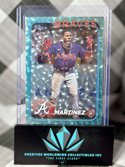 J.P. Martinez 2024 Topps Series 2 Rookie Aqua Foil /399 #685 Atlanta Braves RC