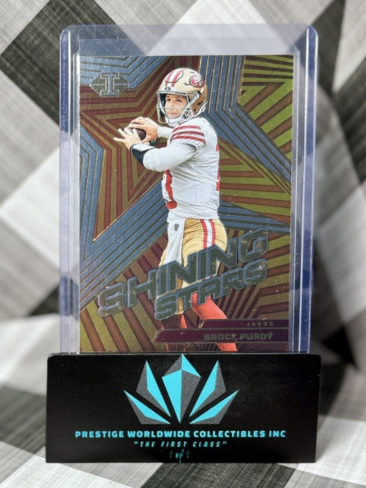 Brock Purdy 2023 Panini Illusions Shining Stars #2 San Francisco 49ers