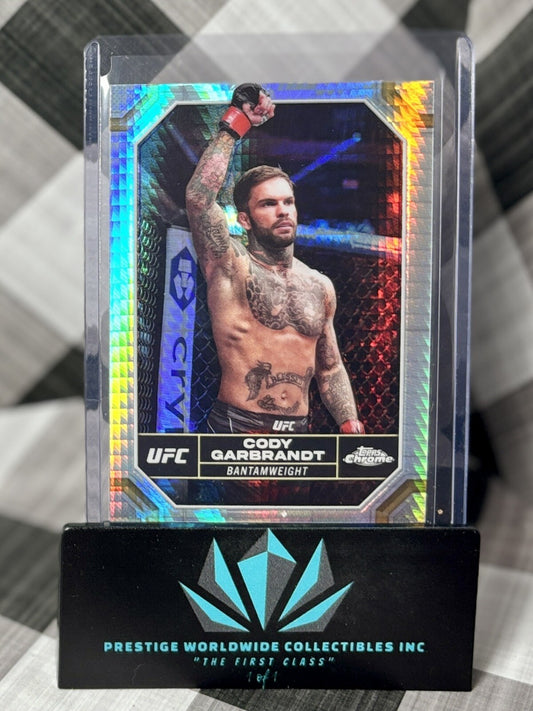 Cody Garbrandt 2024 Topps Chrome UFC Prism Refractor #58