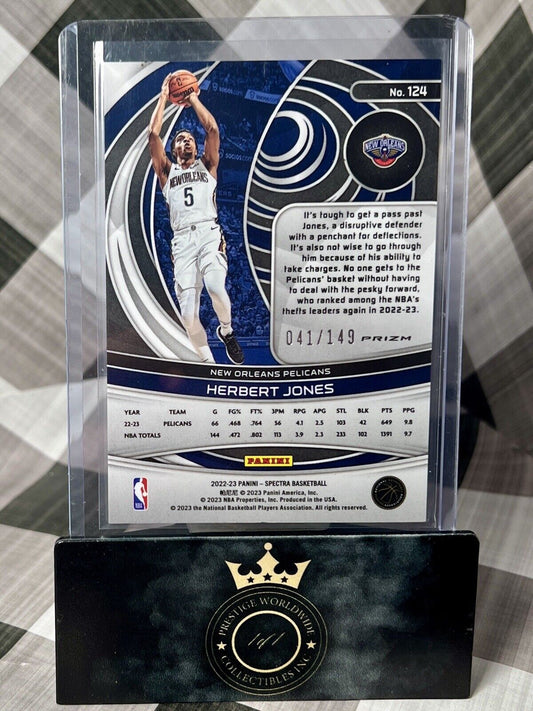 Herbert Jones 2022-23 Panini Spectra Celestial /149 #124 New Orleans Pelicans