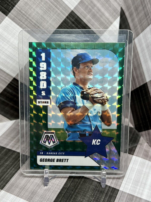 George Brett 2022 Mosaic MLB Green Mosaic 1980's Stars #287 - Kansas City Royals