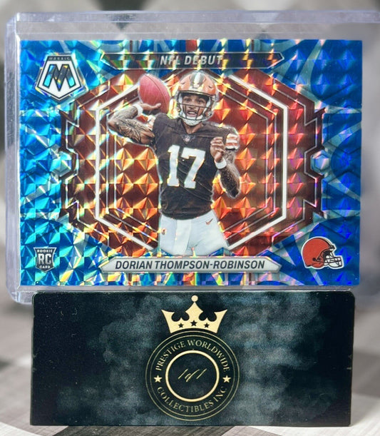 Dorian Thompson-Robinson 2023 Mosaic Blue Reactive NFL Debut Rookie #ND-6 Browns