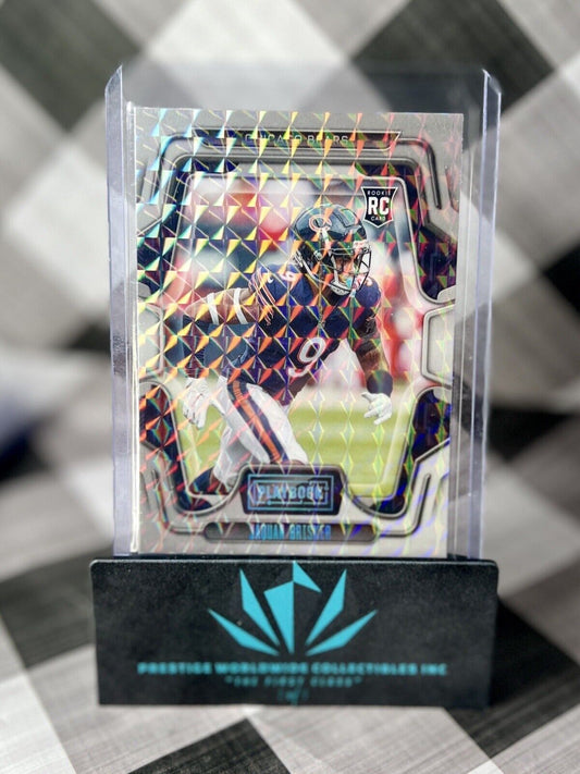 Jaquan Brisker 2022 Panini Playbook Blue Mosaic Rookie #178 Chicago Bears RC