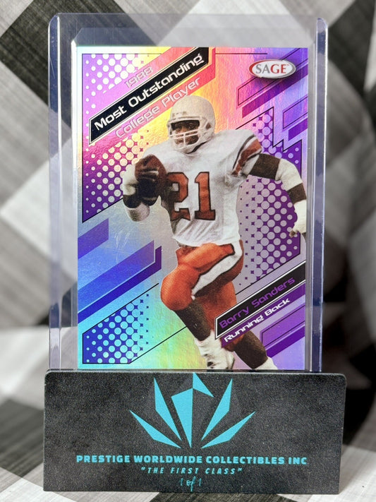 Barry Sanders 2024 Sage Most Outstanding College Player Refractor #MOCP-B52 OSU