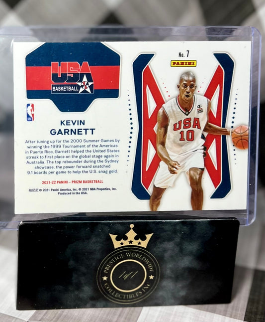 Kevin Garnett 2021-22 Prizm USA Basketball #7