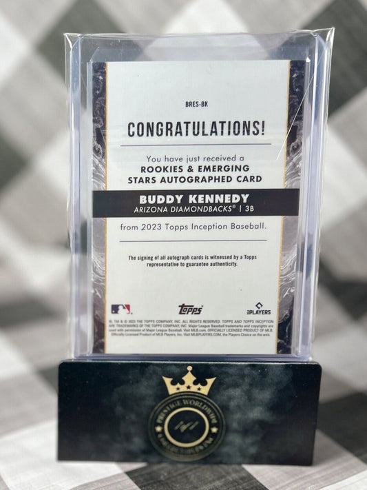 Buddy Kennedy 2023 Topps Inception RC Green Emerging Stars Auto /125 #BRES-BK AZ