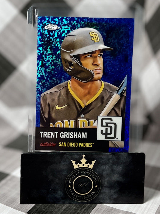 TRENT GRISHAM 2022 Topps Chrome Anniversary BLUE MINI-DIAMOND /199 #278 Padres