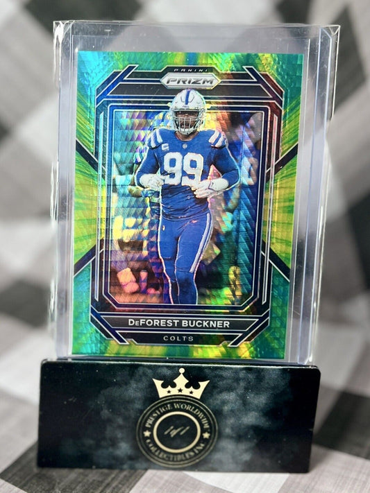 DeForest Buckner 2022 Prizm Green Hyper Prizm /175 #126 Indianapolis Colts SP