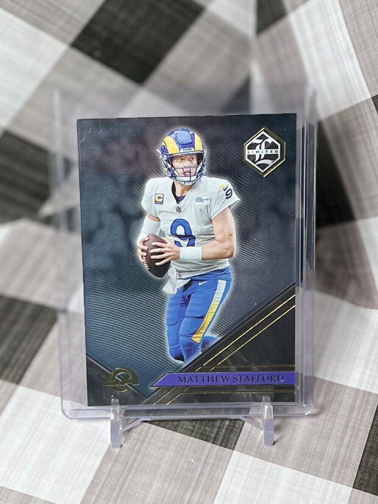 📈🔥 MATTHEW STAFFORD 2022 Panini Limited Base #51 - LA RAMS SB MVP QB 📈🔥HOF?