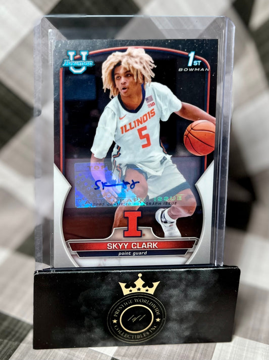 Skyy Clark 2023 Bowman U 1st Auto #55 Louisville Cardinals Autograph
