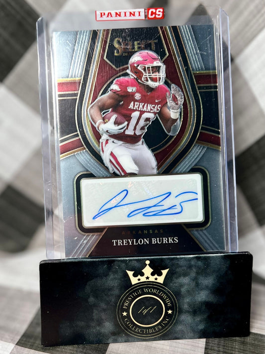 Treylon Burks 2022 Select Draft Picks Auto