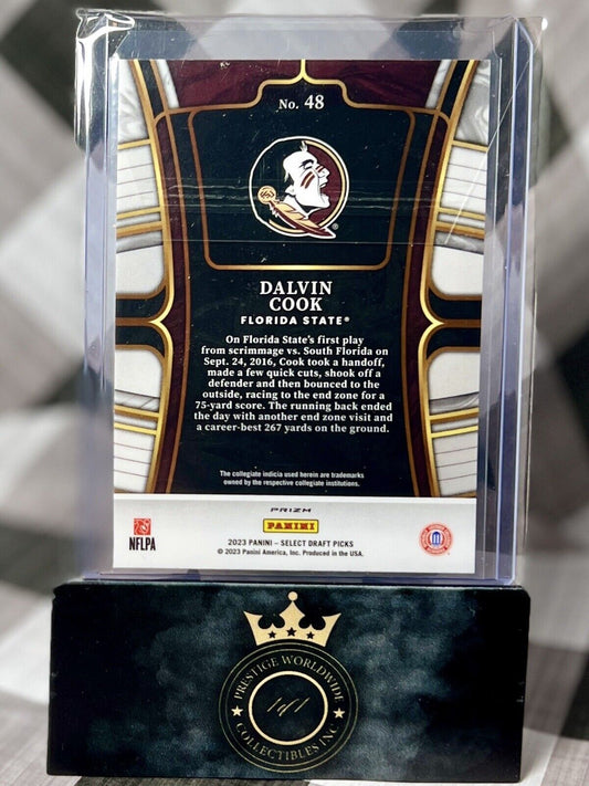 Dalvin Cook 2023 Select Draft Picks White Lazer Prizm #48 Jets/Vikings & FSU