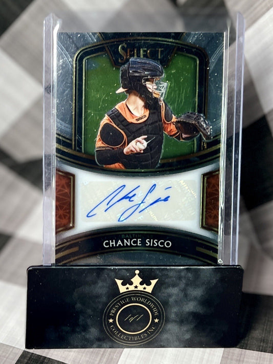 CHANCE SISCO 2021 PANINI SELECT SIGNATURES AUTO /299 #S-CS BAL Orioles