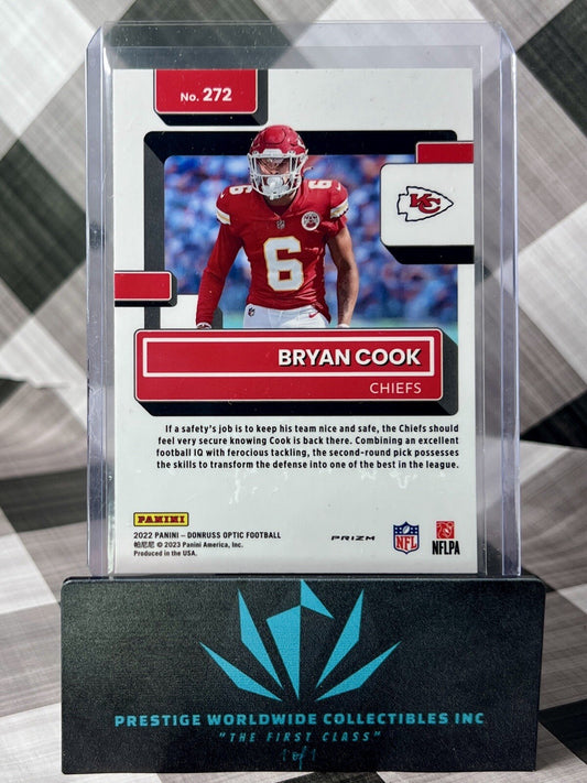 Bryan Cook 2022 Donruss Optic Pink Rated Rookie #272 Kansas City Chiefs RC