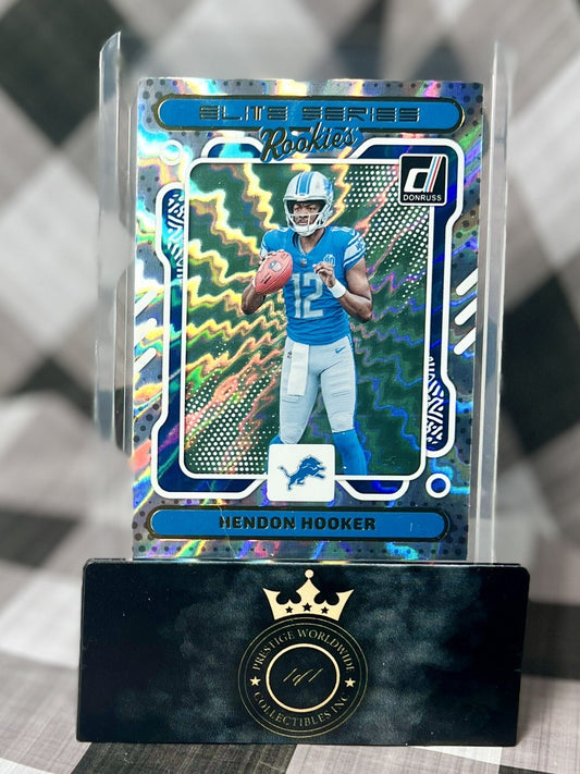Hendon Hooker 2023 Panini Donruss Elite Series Rookies #20 Detroit Lions RC
