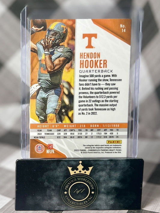 Hendon Hooker 2023 Panini Chronicles Draft Picks Phoenix Rookie #14 TEN & Titans