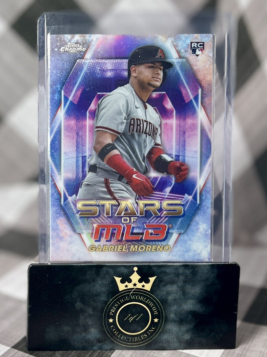 Gabriel Moreno 2023 Topps Chrome Stars of the MLB #SMLBC-57 AZ D'Backs WS RC