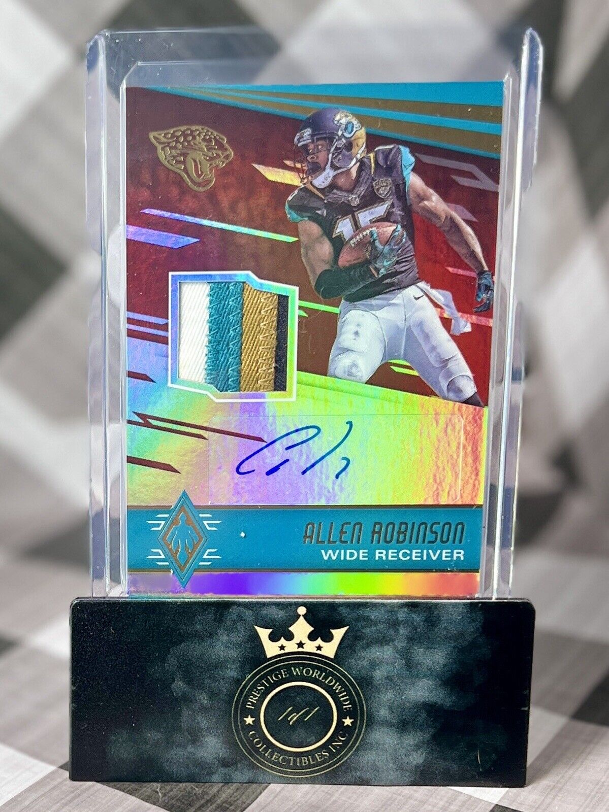 Allen Robinson II 2016 Panini Phoenix 4-Color Patch Auto /20 #VAM-AR Jaguars SSP