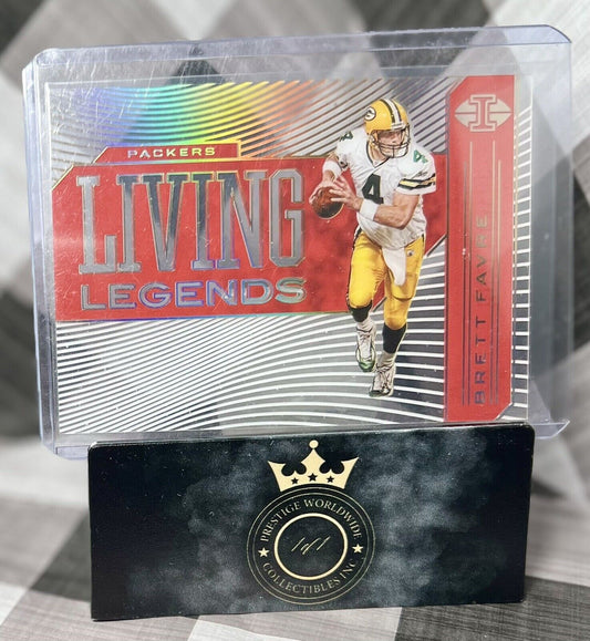 Brett Favre 2020 Panini Illusions LIVING LEGENDS Acetate /149 #LL3 - GB Packers