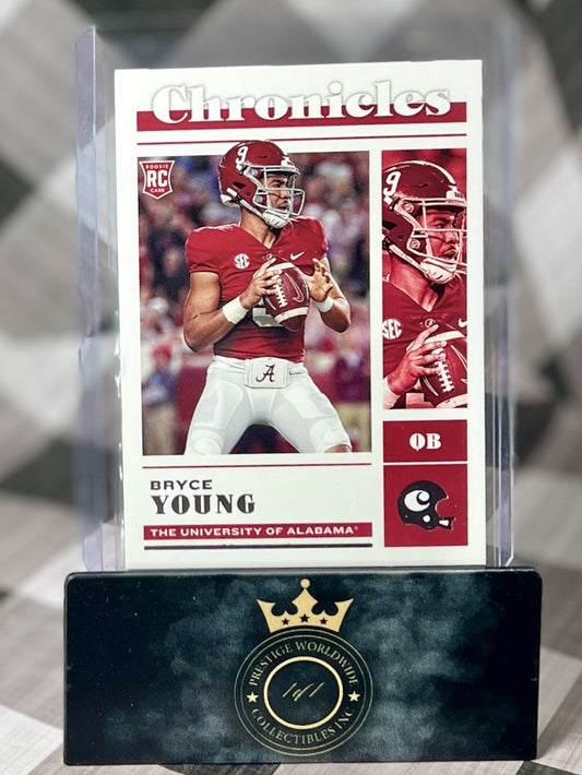 Bryce Young 2023 Panini Chronicles Draft Picks Rookie #1 Carolina Panthers RC