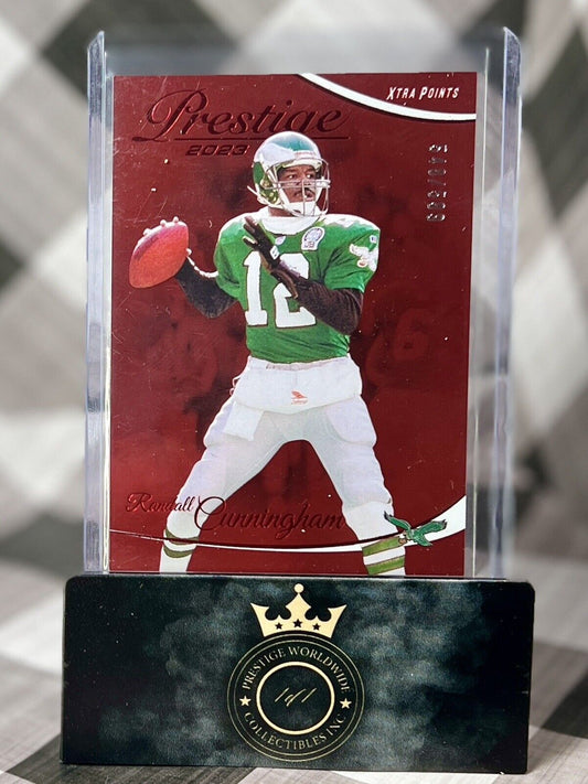 Randall Cunningham 2023 Panini Prestige Red Prizm /599 #242 New York Jets