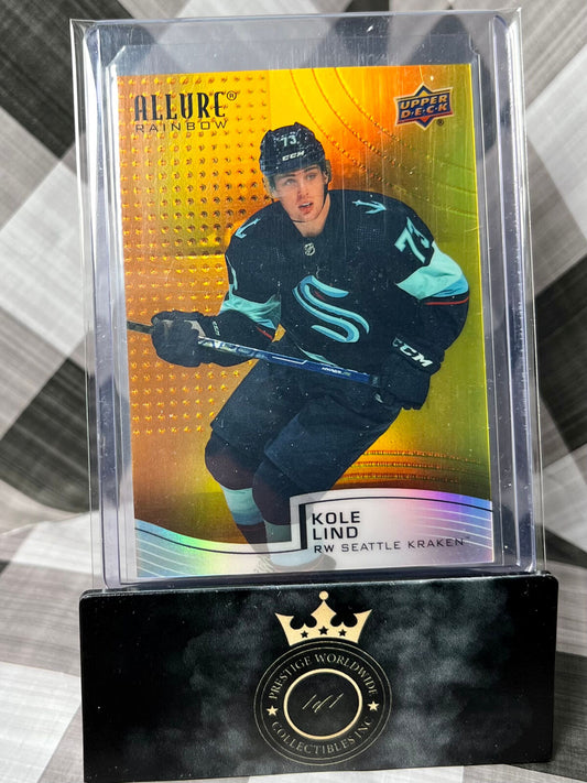 Kole Lind 2021-22 Upper Deck Allure Yellow Orange Rainbow #R-32