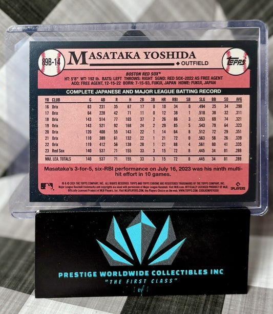 Masataka Yoshida 2024 Topps Series 2 1989 35th Ann. Silver Foil #228 BOS Red Sox