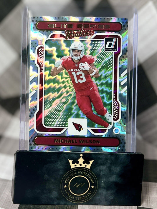 Michael Wilson 2023 Panini Donruss Elite Series Rookies #29 Arizona Cardinals RC