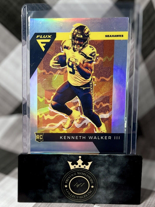 Kenneth Walker III 2022 Chronicles Flux Silver Rookie #FX-6 - SEA Seahawks RC