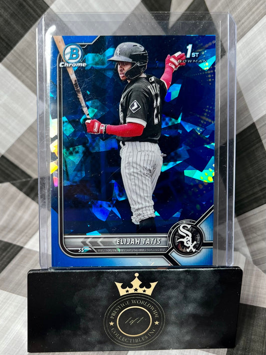 Elijah Tatis 2022 Bowman Chrome 1st Sapphire #BCP-23