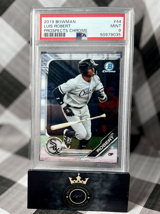 LUIS ROBERT 2019 BOWMAN PROSPECTS CHROME PSA 9 #BCP-44 Chicago White Sox RC